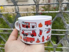 Makronka keramická hasiči