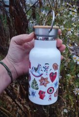 Termoska mini bandaska 350 ml Skandinávské motivy
