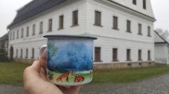 Plecháček hrad Jeseníky mátový lem