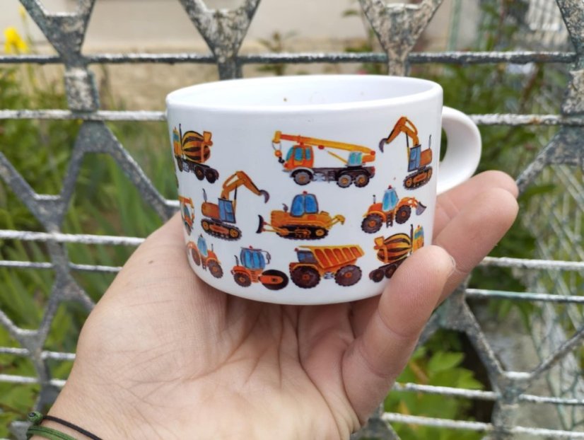 Makronka keramická bagry
