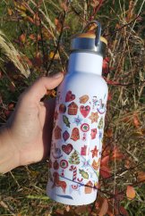 Termoska bandaska 500 a 750 ml Skandinávské motivy