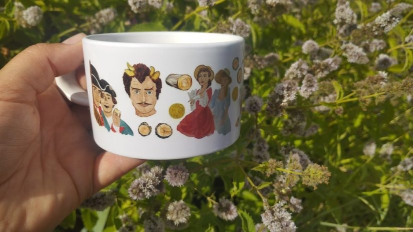 Makronka keramická S čerty nejsou žerty
