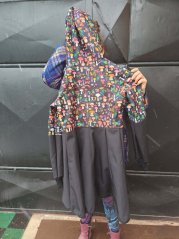 Softhsellový kabátek houbičky drobné