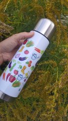 Termoska klasická 750 ml Krásná zahradnice