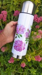 Termoska klasická 750 ml Růže z Damašku