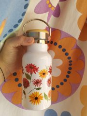 Termoska mini bandaska 350 ml Podzimní kvítí