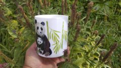Porcelánový hrnek Panda velká
