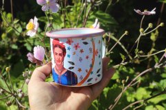 Plecháček Frida růžový lem