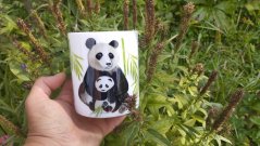 Porcelánový hrnek Panda velká
