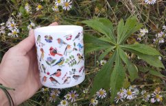 Porcelánový hrnek Ptačí sněm