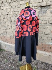 Softhsellový kabátek vlčí máky