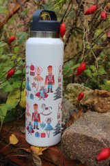 Termoska MAXI bandaska 1000 ml Louskáček