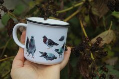 Neplecháček Holubi černý lem