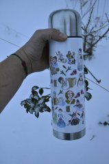 Termoska klasická 750 ml S Tebou mě baví svět