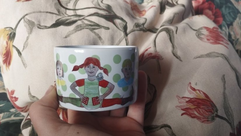 Makronka keramická Pippi dlouhá punčocha