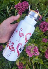 Termoska bandaska 500 a 750 ml  Plameňáci