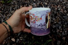 Porcelánový hrnek Zimní tučňáci na ledu