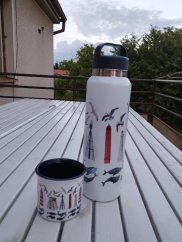 Termoska MAXI bandaska 1000 ml Majáky