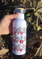 Termoska bandaska 500 a 750 ml Folklorní květy barevné
