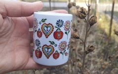 Mini ristretto Folklorní květy barevné