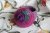 Háčkovaná dóza fialky deep purple