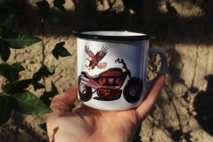 Plecháček Harley Davidson černý lem