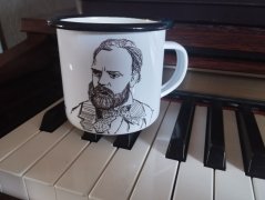 Plecháček Antonín Dvořák černý lem