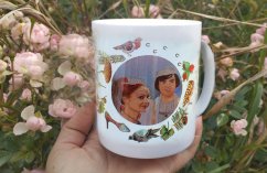 Porcelánový hrnek Popelka a princ