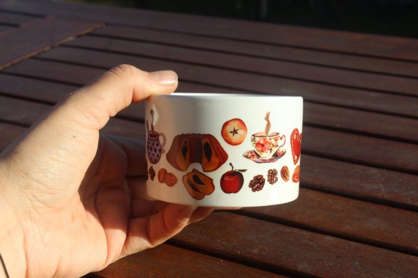 Makronka keramická vůně domova