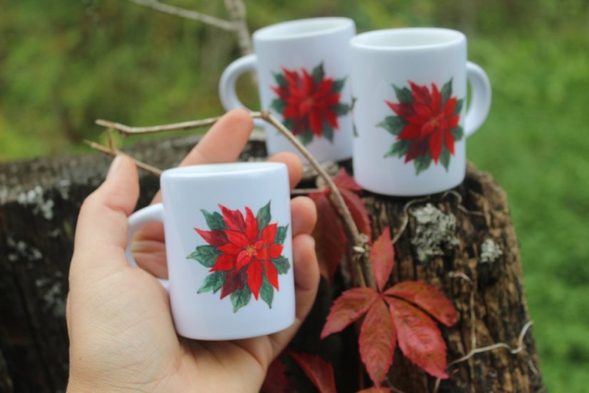 Mini ristretto Vánoční hvězda
