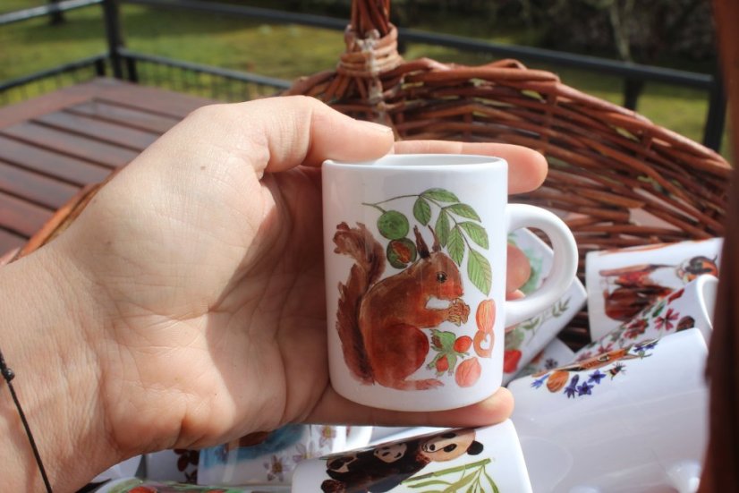 Mini ristretto Veverka v pelíšku