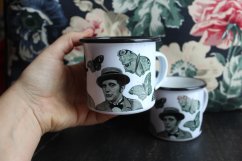 Plecháček Jiří Suchý a Jiří Šlitr černý lem