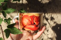 Makronka keramická Malý princ Liška od Malého prince