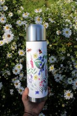 Termoska klasická 750 ml Horské kvítí