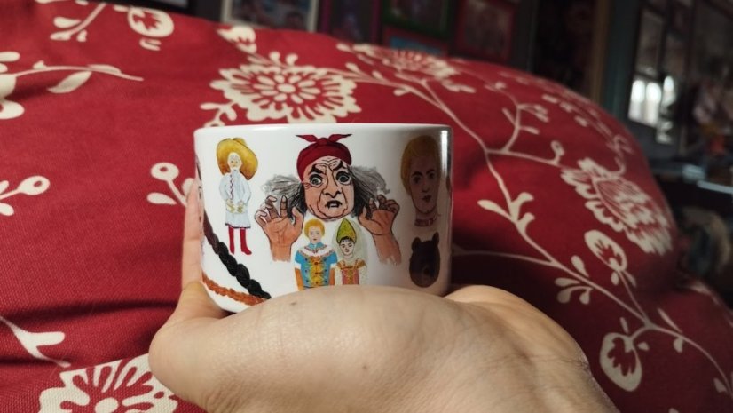 Makronka keramická Mrazík