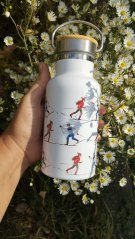 Termoska mini bandaska 350 ml Lyžaři běžkaři