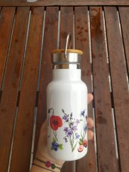 Termoska mini bandaska 350 ml Letní kvítí a plody