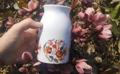 Džbánek folklorní květy oranžové