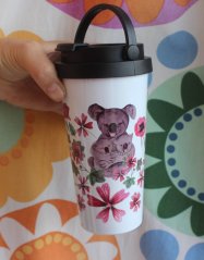 Termo hrnek kyblík Koala s mláďaty