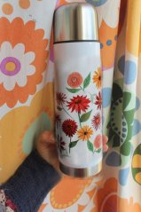 Termoska klasická 750 ml Podzimní kvítí