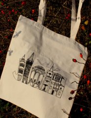 Plátěná látková taška Jičín