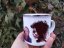 Plecháček Bob Dylan a Joan Baez stříbrný lem