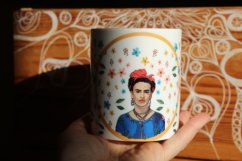Porcelánový hrnek Frida