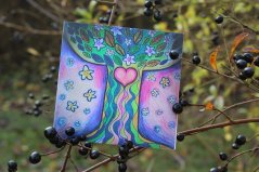 Přání čtvercové Strom života