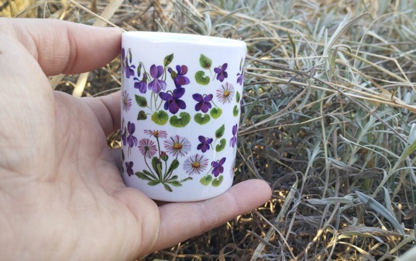 Mini ristretto Fialky a sedmikrásky