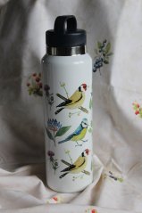 Termoska MAXI bandaska 1000 ml Sýkora a stehlík