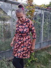 Šaty úpletové Dýně vel 36/38
