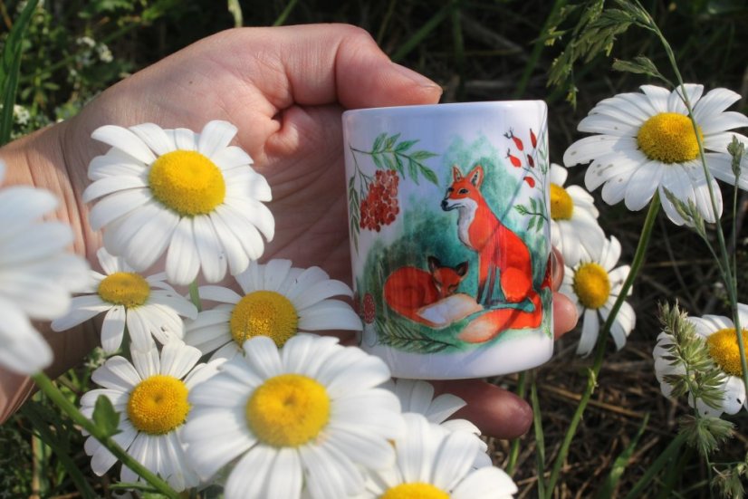 Mini ristretto Lišky rozkvetlé