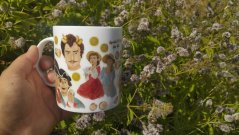 Porcelánový hrnek S čerty nejsou žerty