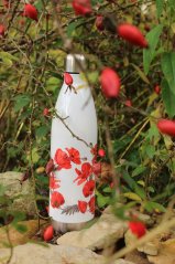 Termoska kuželka 750 ml Vlčí máky v kruhu